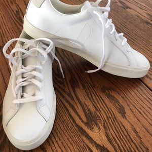 Veja Esplar Leather Extra White Low Sneakers Sz 10